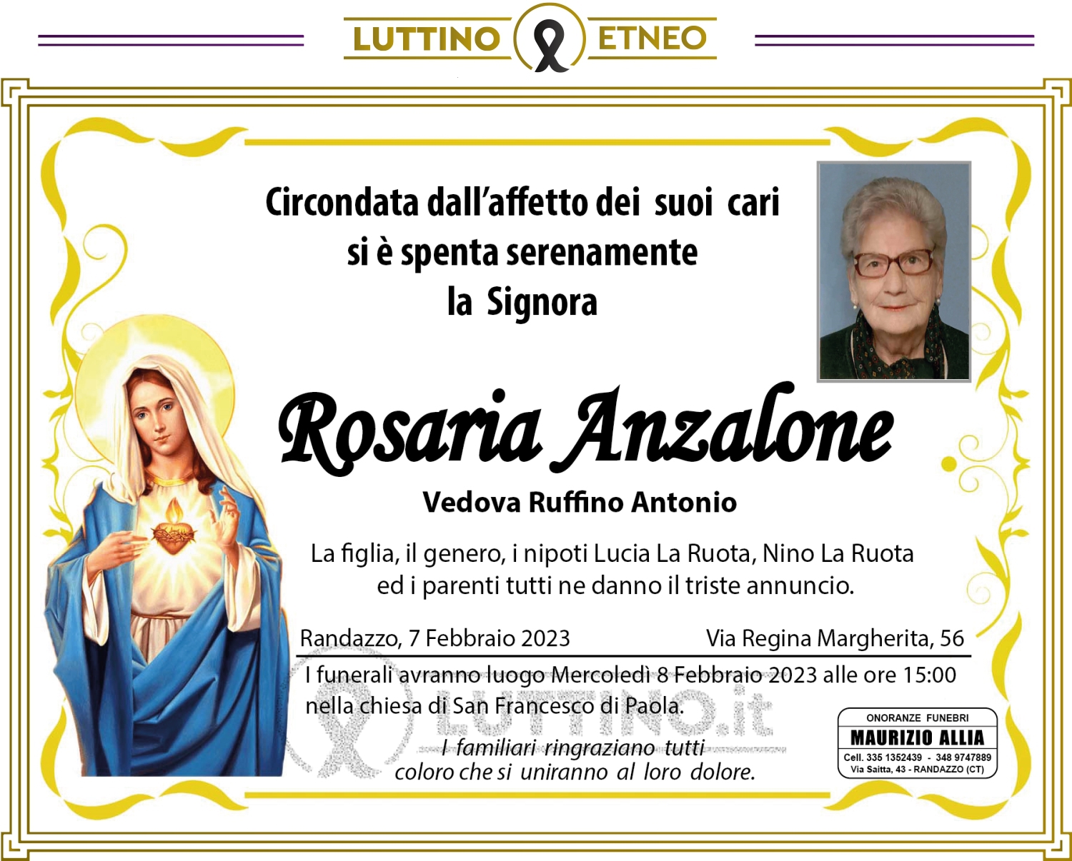 Rosaria  Anzalone 
